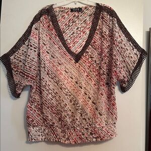 a.n.a Multicolor V-Neck Blouse